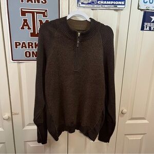 Tommy Bahama Men’s 1/4 Zip Wool Sweater